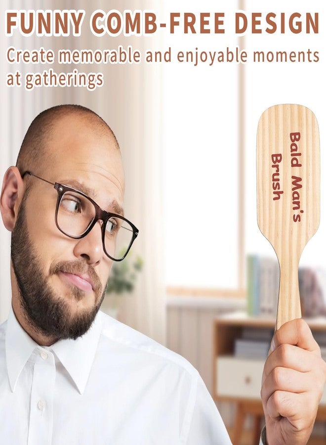 JULEASEL 2PCS Funny Bald Man's Comb Funny Gag Gift Fathers Day Prank Gift Hair Loss Comb for Bald Men Over The Hill Party Gift Birthday for Men - Image 5
